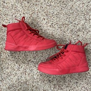 Red Zara boys high tops